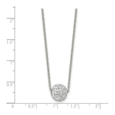 Stainless Steel Crystal Enamel Pendant Necklace – view 6
