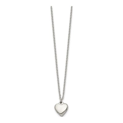 Stainless Steel Heart Pendant Necklace – view 4