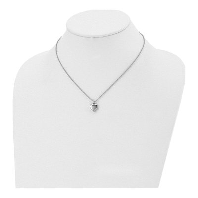 Stainless Steel Heart Pendant Necklace – view 5