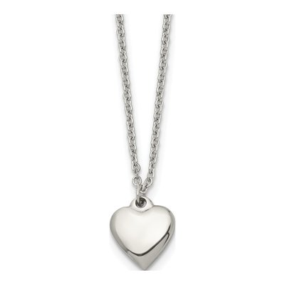 Stainless Steel Heart Pendant Necklace