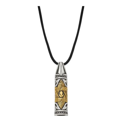 Stainless Steel Star of David Pendant Necklace