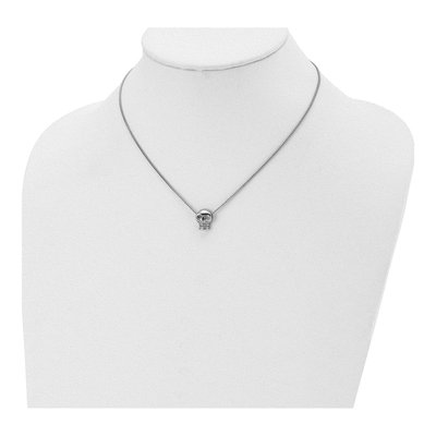 Stainless Steel Skull Pendant Necklace – view 5