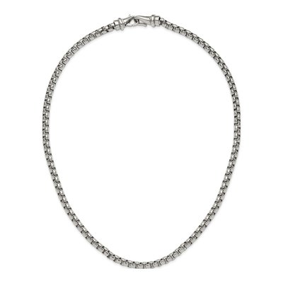 Stainless Steel 6mm Rounded Box Rolo Chain – view 7