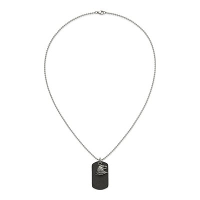 Stainless Steel Eagle Dog Tag Pendant Necklace – view 6