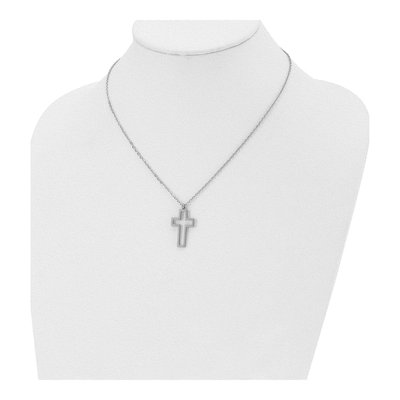 Stainless Steel Cross Pendant Necklace – view 6