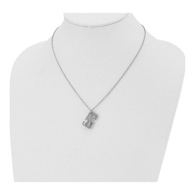 Stainless Steel Cross Pendant Necklace – view 6