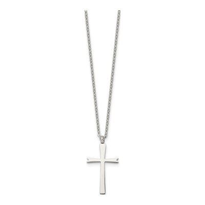 Stainless Steel Cross Pendant Necklace – view 4