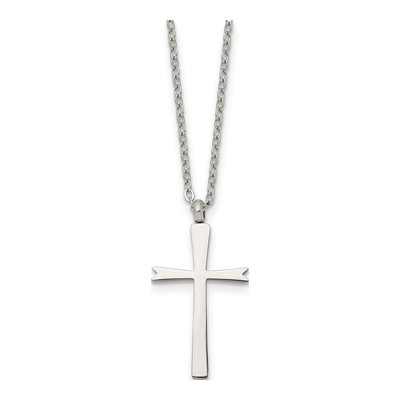 Stainless Steel Cross Pendant Necklace