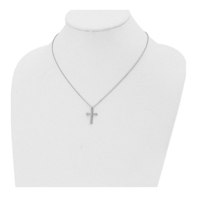 Stainless Steel Cross Pendant Necklace – view 5