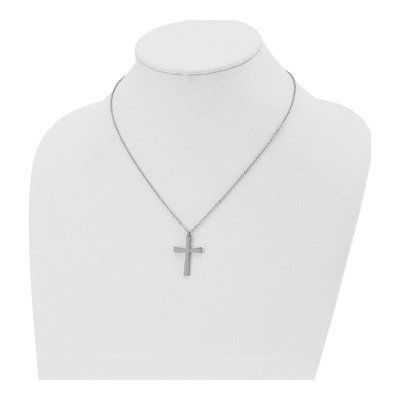 Stainless Steel Cross Pendant Necklace – view 5