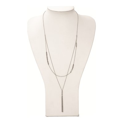 Stainless Steel Infinity Multi-Strand Pendant Necklace – view 3