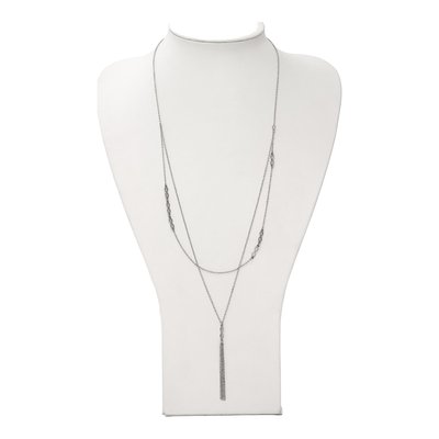 Stainless Steel Infinity Multi-Strand Pendant Necklace – view 5