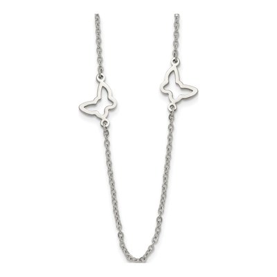 Stainless Steel Butterfly Necklace