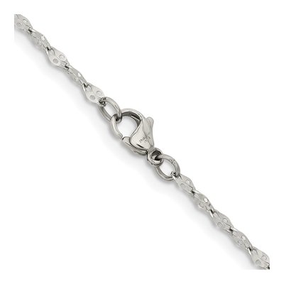 Stainless Steel 2.9mm Fancy Link Chain – view 5