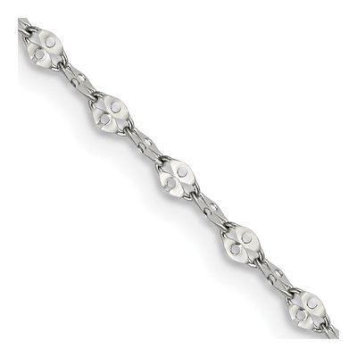 Stainless Steel 2.9mm Fancy Link Chain