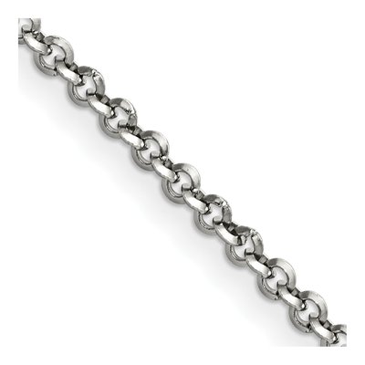 Stainless Steel 3.2mm Rolo Chain
