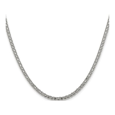Stainless Steel 3.1mm Bismark Chain – view 3