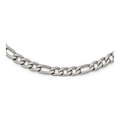 Men's Stainless Steel 7.5mm Figaro Chain – view 5