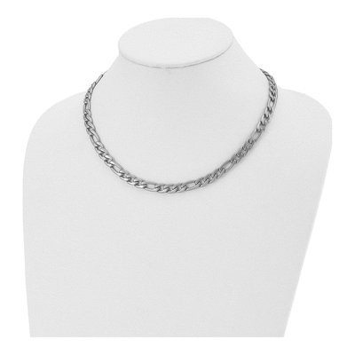 Men's Stainless Steel 7.5mm Figaro Chain – view 6