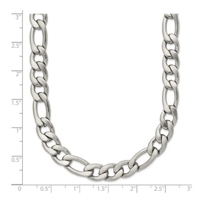 Men's Stainless Steel 7.5mm Figaro Chain – view 8