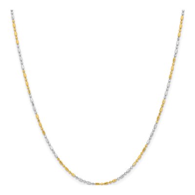 Brass 1.2mm Brass Beaded Chain – view 3