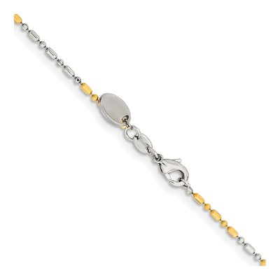 Brass 1.2mm Brass Beaded Chain – view 4
