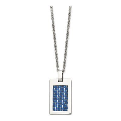 Stainless Steel Dog Tag Pendant Necklace – view 4