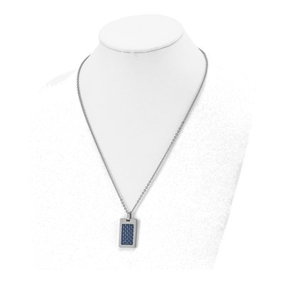 Stainless Steel Dog Tag Pendant Necklace – view 5
