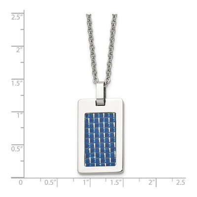 Stainless Steel Dog Tag Pendant Necklace – view 6
