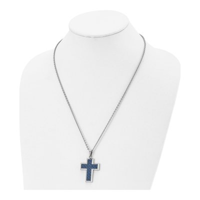 Stainless Steel Cross Pendant Necklace – view 5