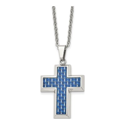 Stainless Steel Cross Pendant Necklace
