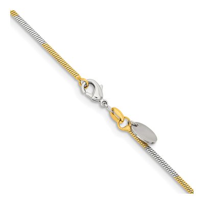 Brass 1mm Brass Snake Chain – view 4