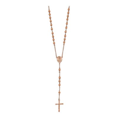Stainless Steel IP Rosary Necklace – view 3