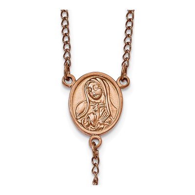 Stainless Steel IP Rosary Necklace – view 4