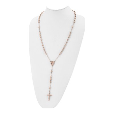 Stainless Steel IP Rosary Necklace – view 5