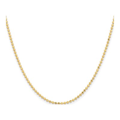 Brass 2mm Ball Bead Chain – view 3