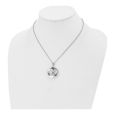 Men's Stainless Steel Polished 17in Necklace – view 5