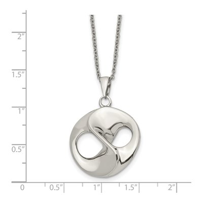 Men's Stainless Steel Polished 17in Necklace – view 6