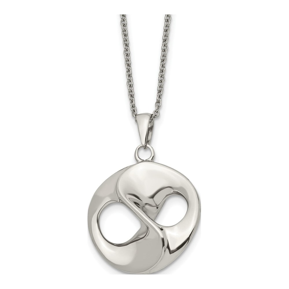 Men's Stainless Steel Polished 17in Necklace