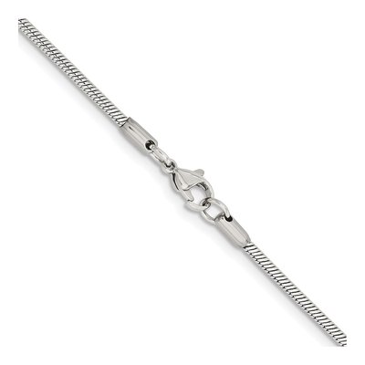 Stainless Steel 2mm Snake Chain – view 4