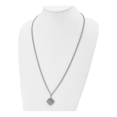 Stainless Steel Druzy Pendant Necklace – view 6