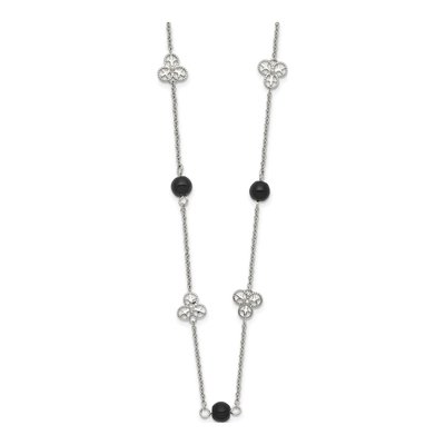 Stainless Steel Black Necklace – view 3