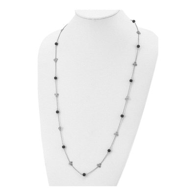 Stainless Steel Black Necklace – view 4