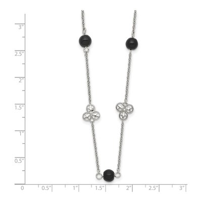 Stainless Steel Black Necklace – view 6