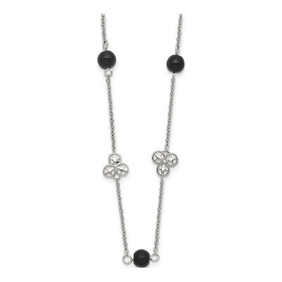 Stainless Steel Black Necklace