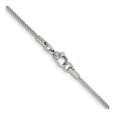 Stainless Steel 2mm Bismark Chain – view 4