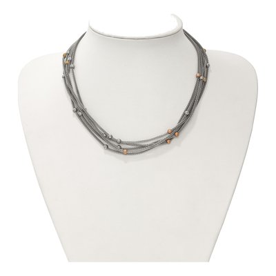 Stainless Steel Mesh Necklace – view 4