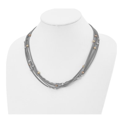 Stainless Steel Mesh Necklace – view 5