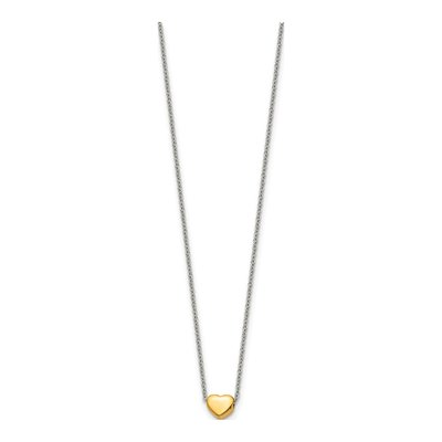 Stainless Steel Heart Pendant Necklace – view 4