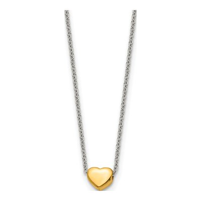 Stainless Steel Heart Pendant Necklace